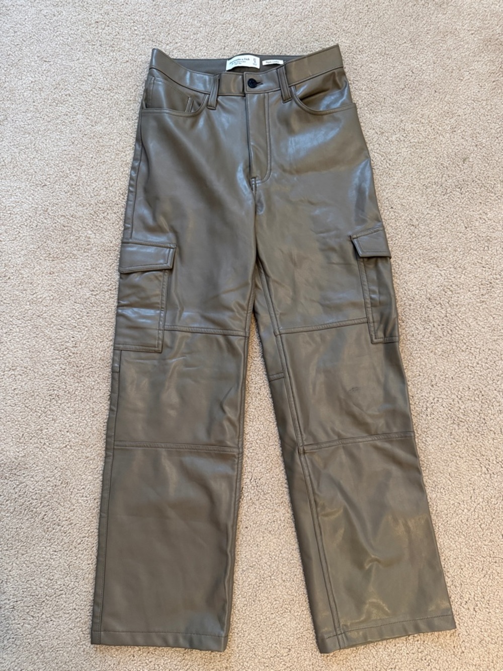 Woman’s Abercrombie & Fitch High Rise Leather Pants